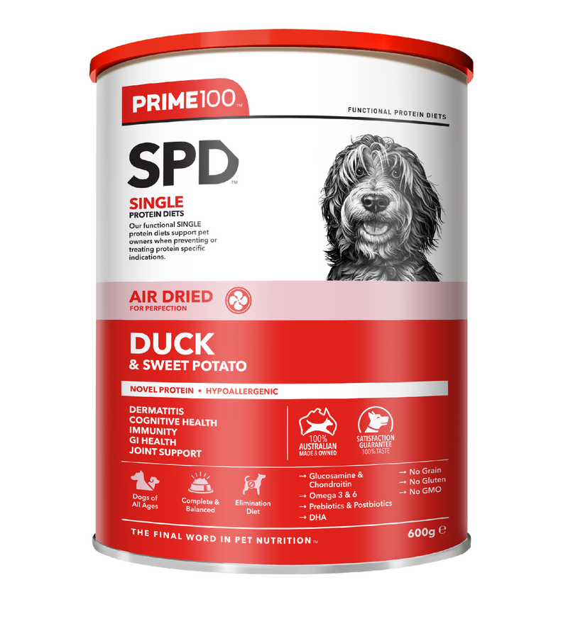 Prime 100 Spd™ Air Dried Duck & Sweet Potato 600g