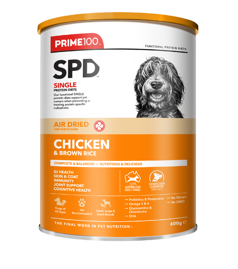 Prime 100 Spd™ Air Dried Chicken & Brown Rice 600g