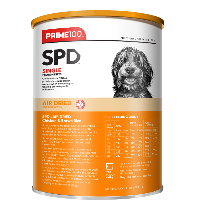 Prime 100 Spd™ Air Dried Chicken & Brown Rice 600g