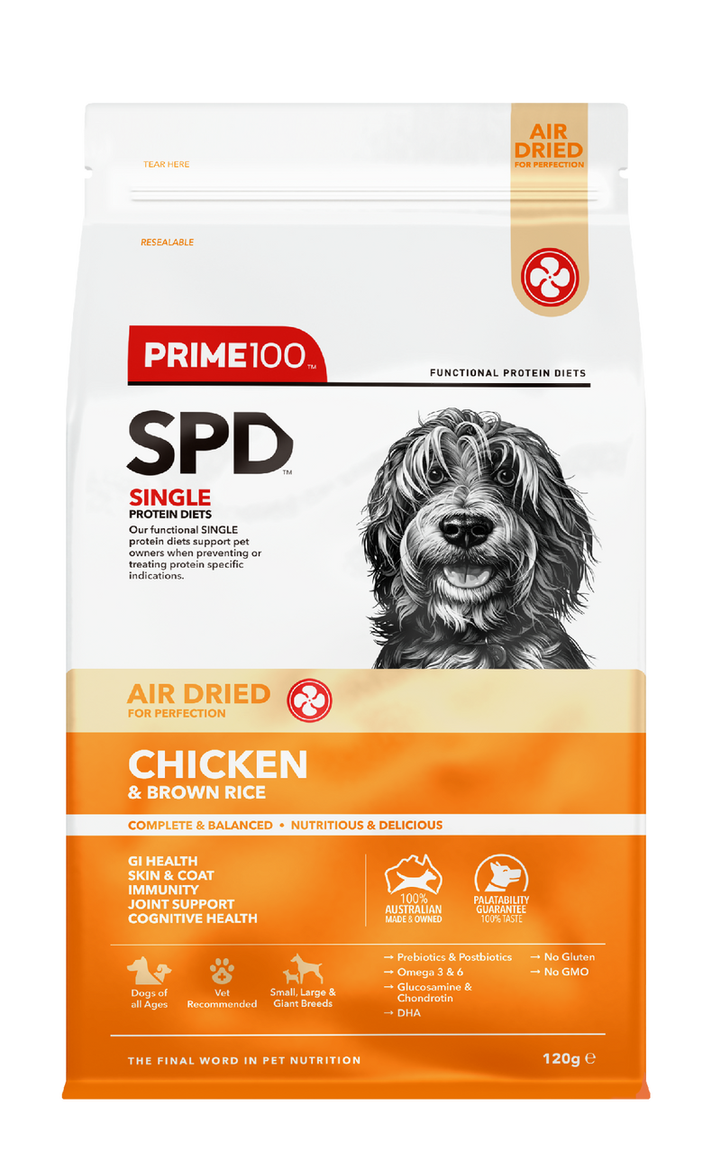 Prime 100 Spd™ Air Dried Chicken & Brown Rice 120g