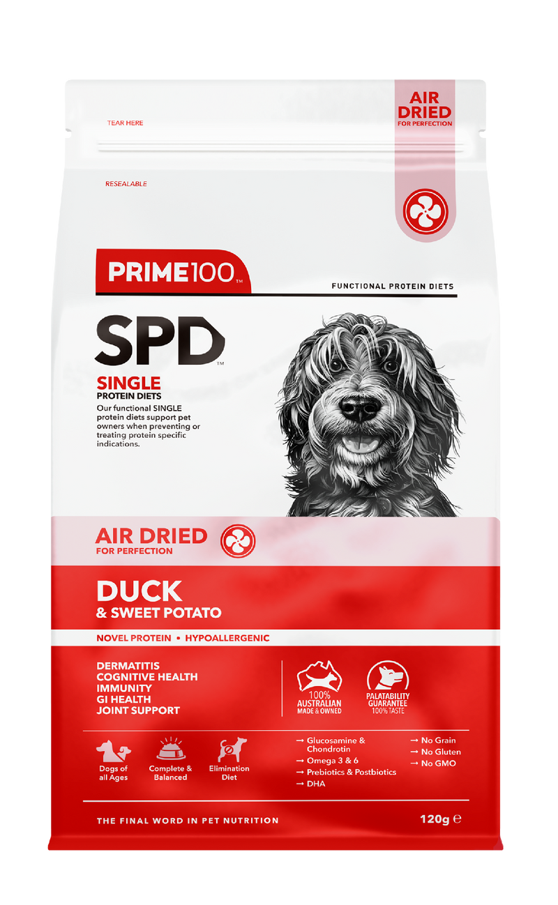 Prime 100 Spd™ Air Dried Duck & Sweet Potato 120g