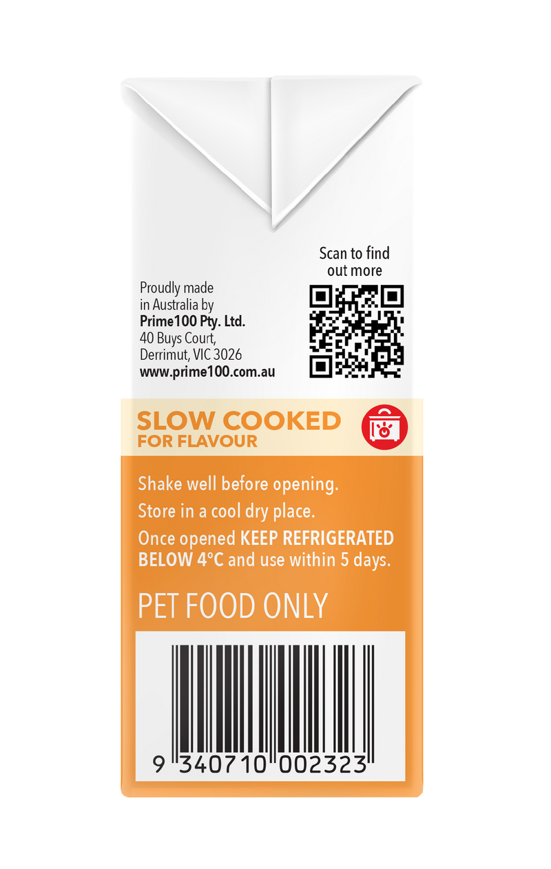 Prime 100 Spd™ Slow Cooked Chicken & Brown Rice 354g