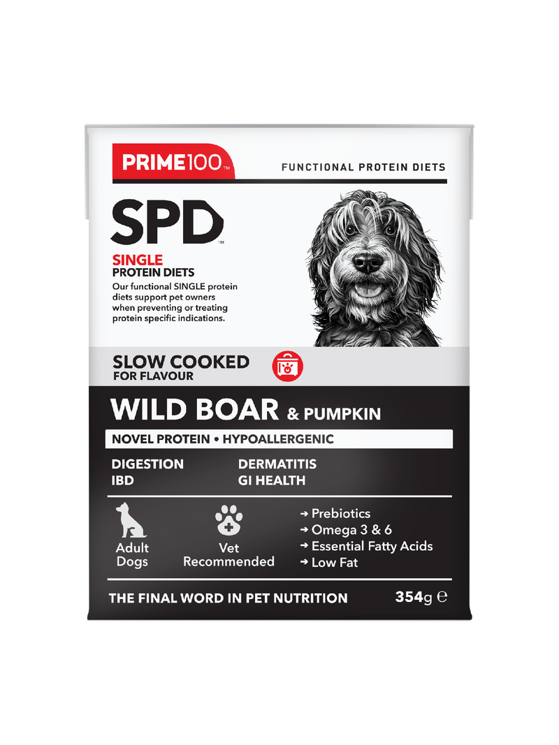 Prime 100 Spd™ Slow Cooked Wild Boar & Pumpkin 354g