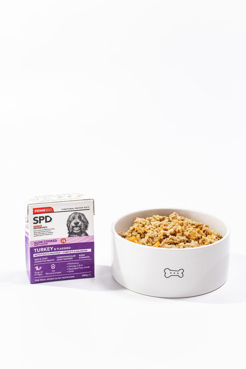 Prime 100 Spd™ Slow Cooked Turkey & Flaxseed 354g
