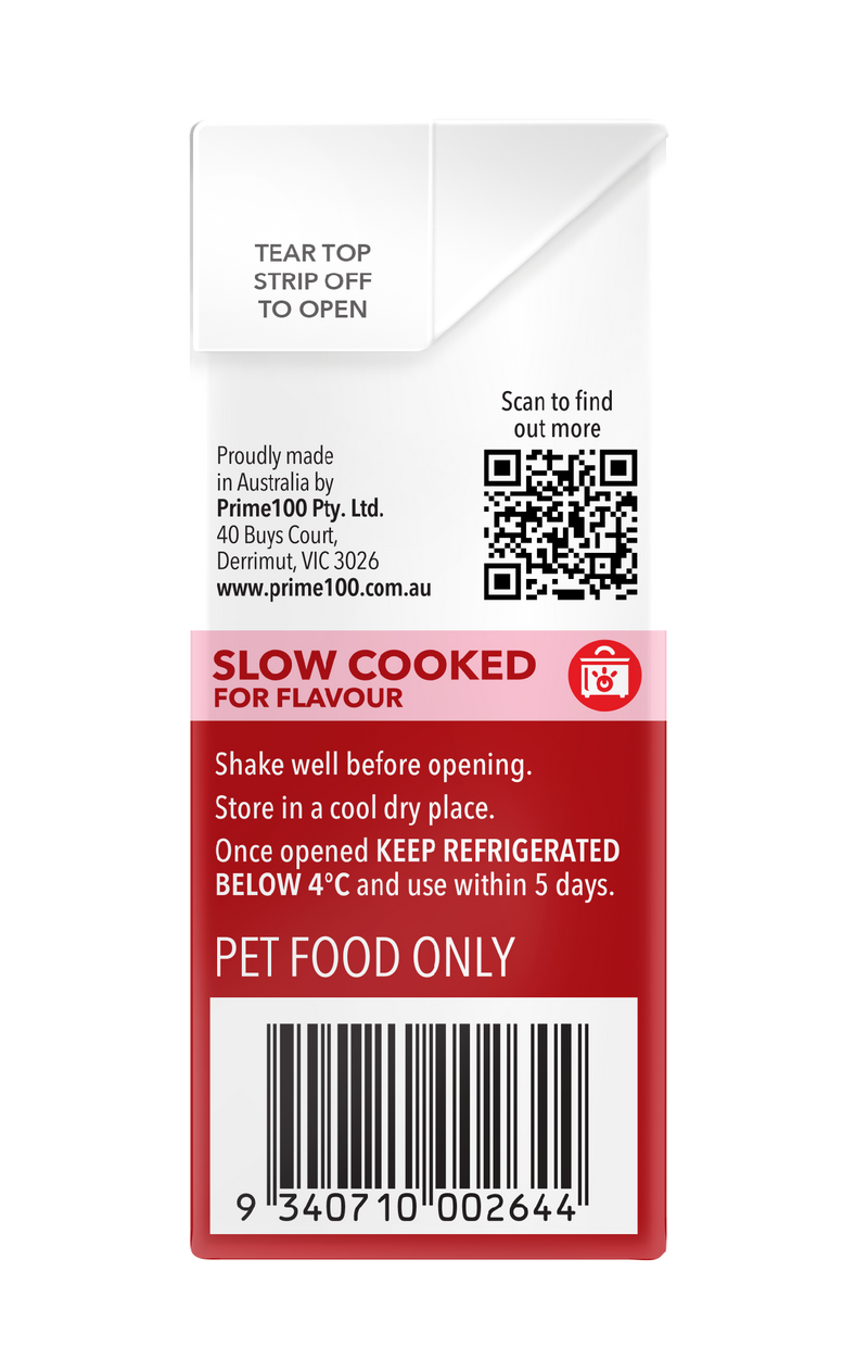 Prime 100 Spd™ Slow Cooked Beef & Carrot 354g