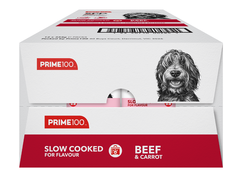 Prime 100 Spd™ Slow Cooked Beef & Carrot 354g