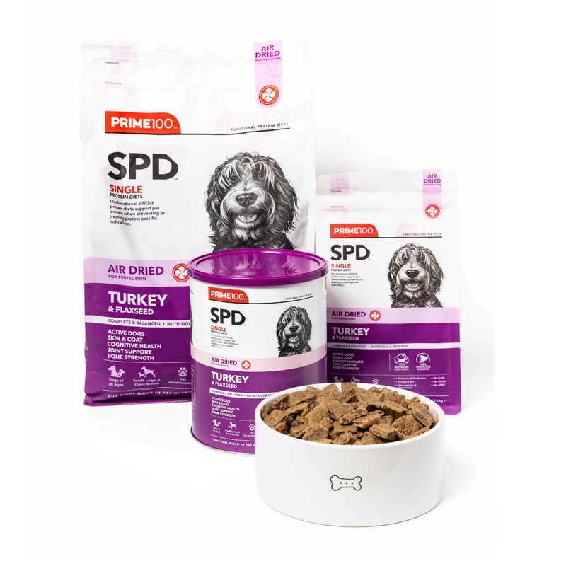 Prime 100 Spd™ Air Dried Turkey & Flaxseed 120g
