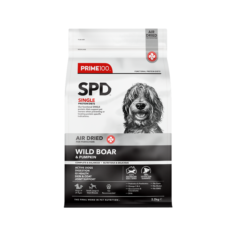 Prime 100 Spd™ Air Dried Wild Boar & Pumpkin 2.2kg