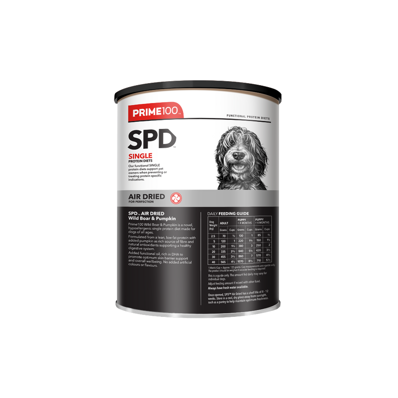 Prime 100 Spd™ Air Dried Wild Boar & Pumpkin 600g
