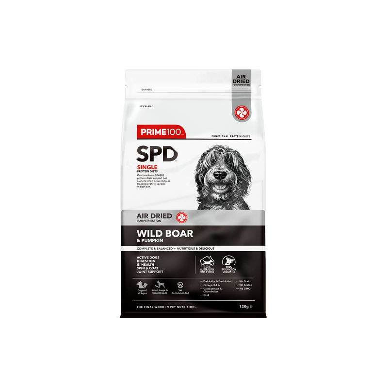 Prime 100 Spd™ Air Dried Wild Boar & Pumpkin 120g