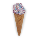 Barney's Barkery Dog Ice Cream Cone - Purple