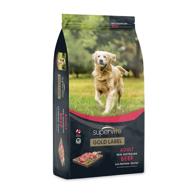 Supervite Gold Label Dog Food Adult Beef 7.5kg