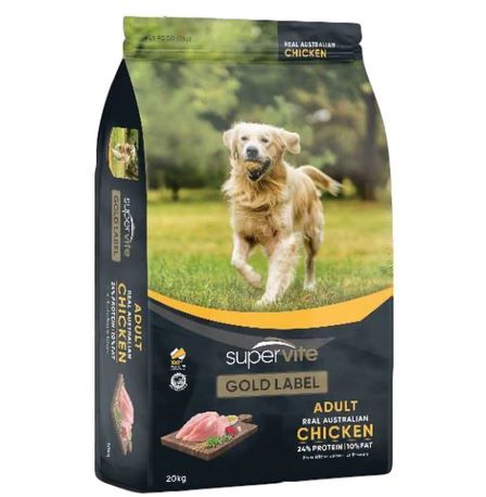 Supervite Gold Dog Food Adult Chicken 20kg *store Pick Up Or Local Delivery Only*