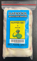 Raticool Reptile Food Frozen Hopper Rats 5 Pack (local Pick Up Only)