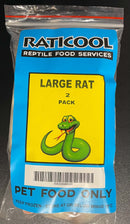 Raticool Reptile Food Frozen Large Rats 2 Pack (local Pick Up Only)