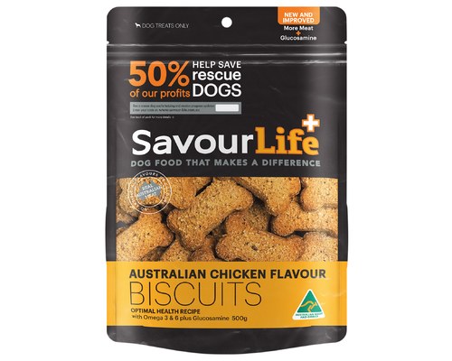 Savour Life Dog Treat Chicken Biscuit 500g