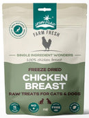 Nature Island Freeze Dried Chicken Breast Treats For Cats & Dogs 80g