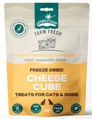 Nature Island Freeze Dried Cheese Cube Treats For Cats & Dogs 150g