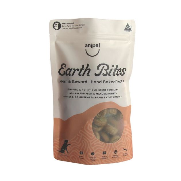 Anipal Dog Treats Earth Bites Learn & Reward 130g