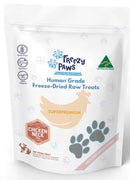 Freezy Paws Dog Treats Freeze Dried Chicken Necks & Salmon 100g