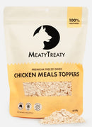 Meaty Treaty Freeze Dried Chicken Meal Toppers 80g