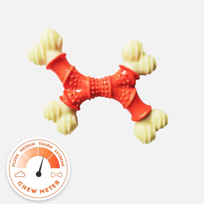 Happy Staffy Co Cross Bone Dog Toy