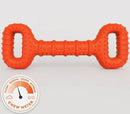 Happy Staffy Co Tommy Tug Handle Orange Dog Toy