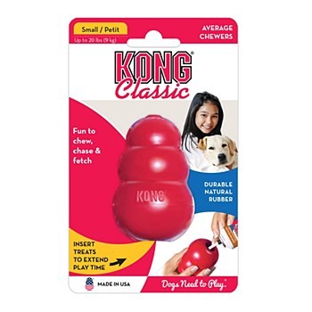 KONG CLASSIC RED DOG TOY SMALL