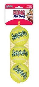 KONG AIRDOG TOY SQUEAKER BALLS MEDIUM 3 PACK