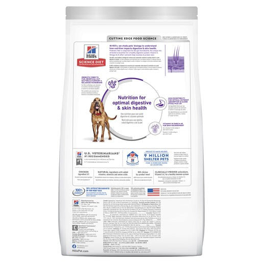 Hill's Science Diet Sensitive Skin & Stomach Adult Large Breed Dog 13.6kg