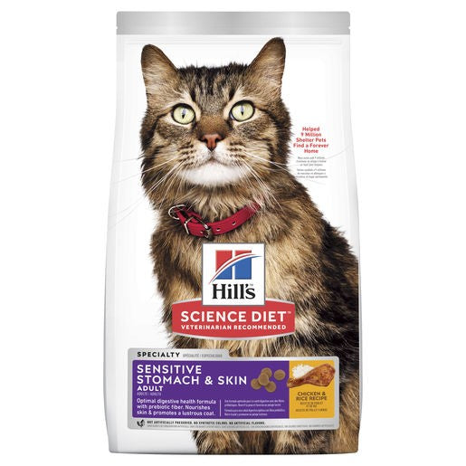 Hill's Science Diet Sensitive Stomach & Skin Adult Dry Cat Food