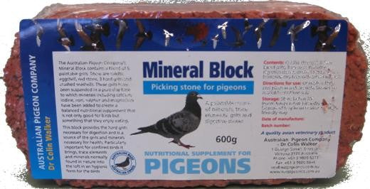 Mineral Block 600gms Picking Stone For Pigeons