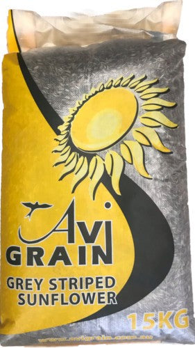 Avigrain Grey Sunflower 15kg * Store Pick Up Or Local Delivery Only *