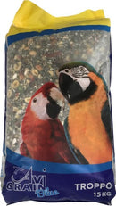 Avigrain Troppo Fruit And Nut 15kg Bird Seed * Store Pick Up Or Local Delivery Only *