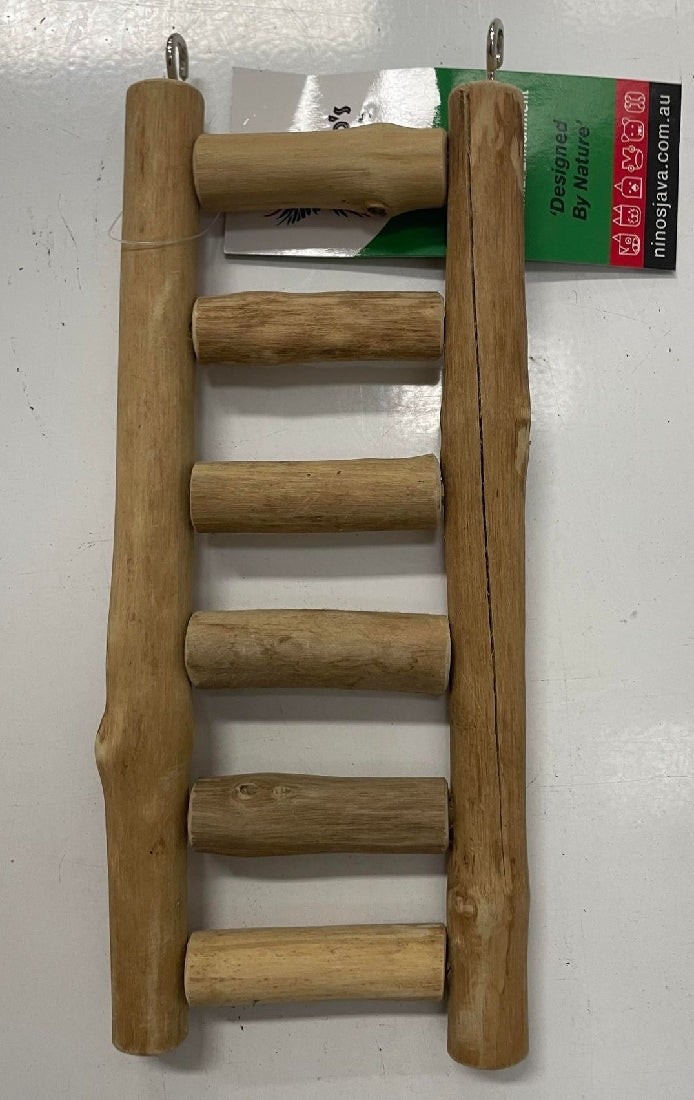 Nino's Java Bird Toys Natural Ladder Small 24cm