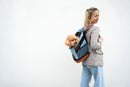IBIYAYA DENIM FUN LIGHTWEIGHT PET CARRIER DOG BACKPACK 2.0
