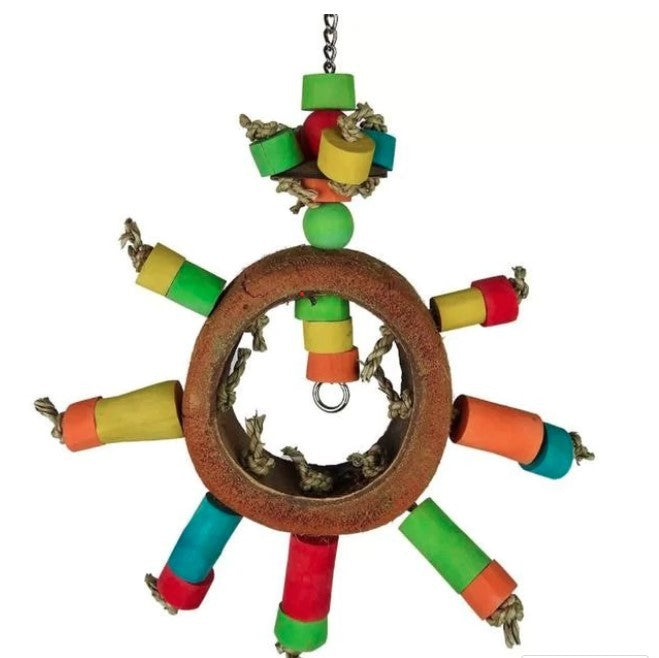 Nino's Java Bird Toys Coco Ship Wheel