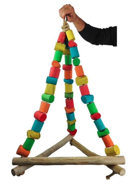 Nino's Java Bird Toys Giant Triangle Swing