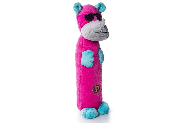 Petstages Bottle Bros Rhino Pink Large Dog Chew Toy