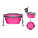 BELLA ROMA SILICONE TRAVEL BOWL LARGE PINK