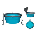 BELLA ROMA SILICONE TRAVEL BOWL LARGE BLUE