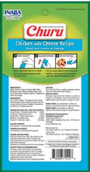 Inaba Dog Treat Churu Chicken With Cheese 4 Tubes 56g