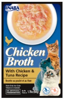 Inaba Cat Food Chicken Broth With Chicken & Tuna 50g
