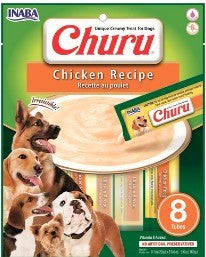 Inaba Dog Treat Churu Chicken 8x20g Tubes 160g