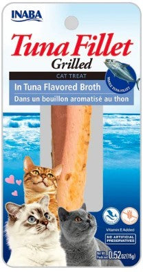 Inaba Cat Treat Tuna Fillet In Tuna Broth 15g