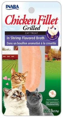 Inaba Cat Treat Chicken Fillet In Shrimp Broth 25g