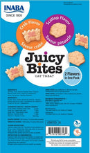 Inaba Cat Treat Juicy Bites Crab & Scallop 3 Pack 33.9g