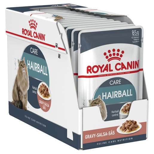 Royal Canin Wet Cat Food Hairball Care Gravy 12 X 85g