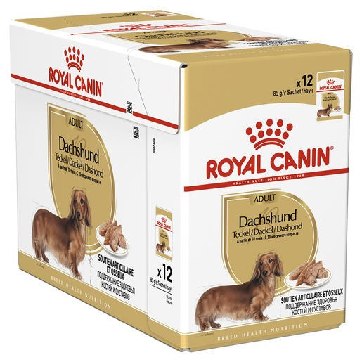 Royal Canin Wet Dog Food Dachshund Pouches 12 X 85g Pack