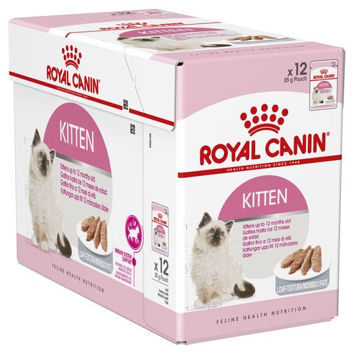 Royal Canin Wet Cat Food Kitten Loaf 12 X 85g